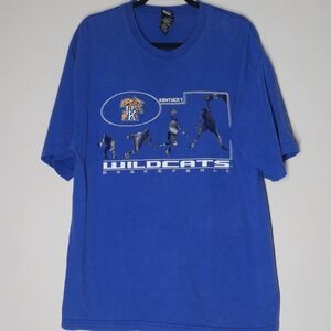 Vintage Starter Kentucky Wildcats Basketball T Shirt Size Large Rare Team